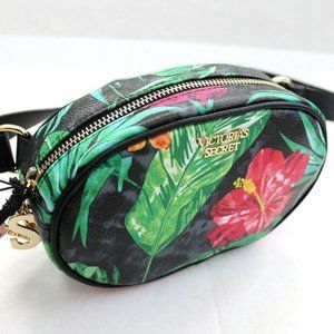 Victoria's Secret Floral Oval Belt Strap Bag Fanny Pack